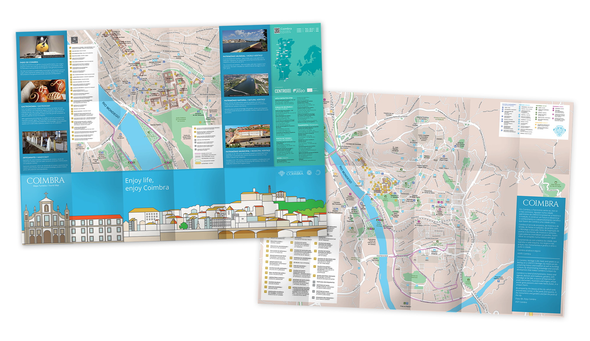 Mapa Turístico Porto e Norte - Infoportugal - Sistemas de Informação e  Conteúdos