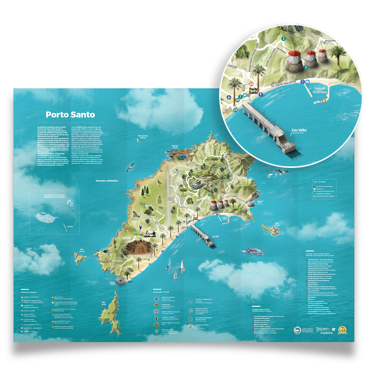 Mapa Turístico da Madeira - Livro - Bertrand