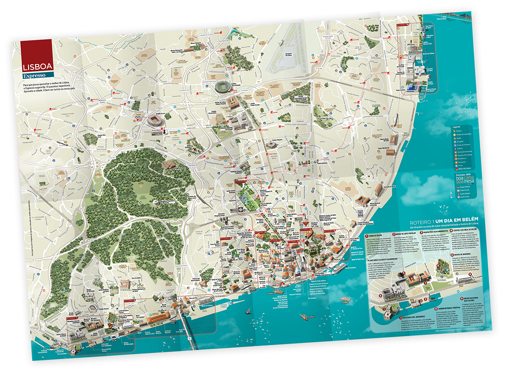Mapa de estradas de Portugal e mapas turísticos de Lisboa e Porto -  Infoportugal - Sistemas de Informação e Conteúdos